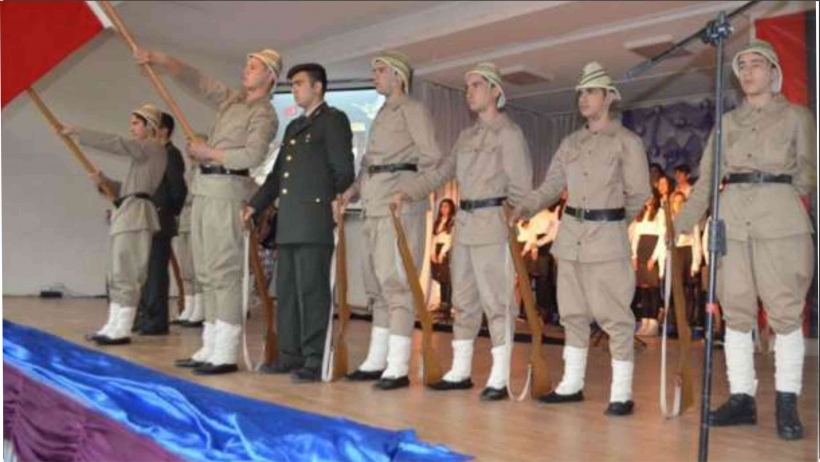 BURHANİYE&rsquo;DE &Ccedil;ANAKKALE RUHU YENİDEN CANLANDIRILDI