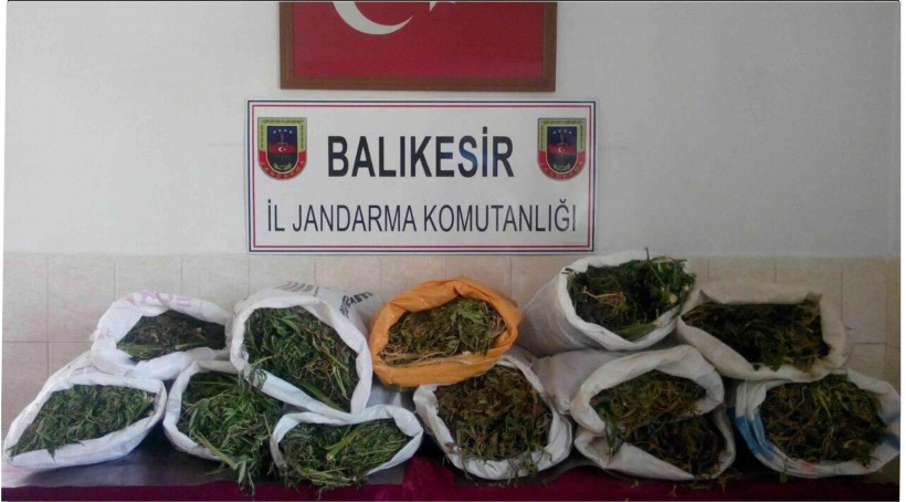 BALIKESİR'DE 65 KİLO ESRAR ELE GE&Ccedil;İRİLDİ