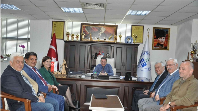 BAŞKAN SAKA&rsquo;YA MİLLETVEKİLİ GAYE USLUER&rsquo;DEN ZİYARET