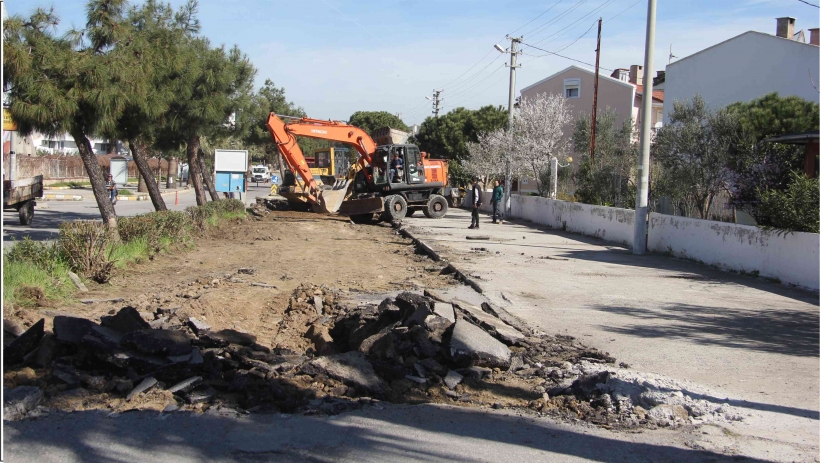 YOL YAPIM &Ccedil;ALIŞMALARI HIZ KESMEDEN DEVAM EDİYOR