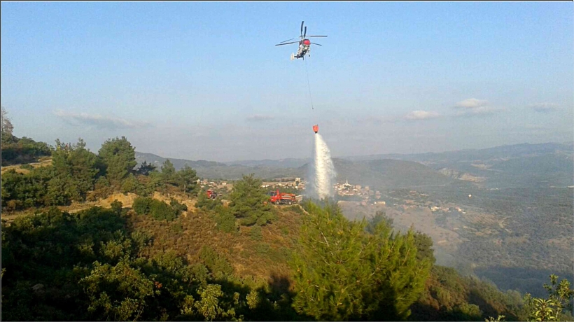 K&Ouml;RFEZ İL&Ccedil;ELERİNDE KORKUTAN YANGINLAR