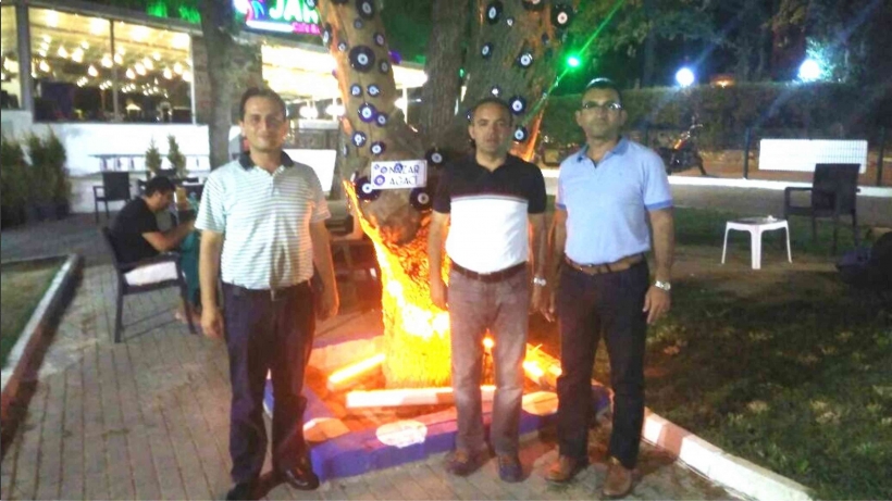 BURHANİYE KAYMAKAMI &Ouml;NER, KAMPUS SAHİL KAFEYİ ZİYARET ETTİ