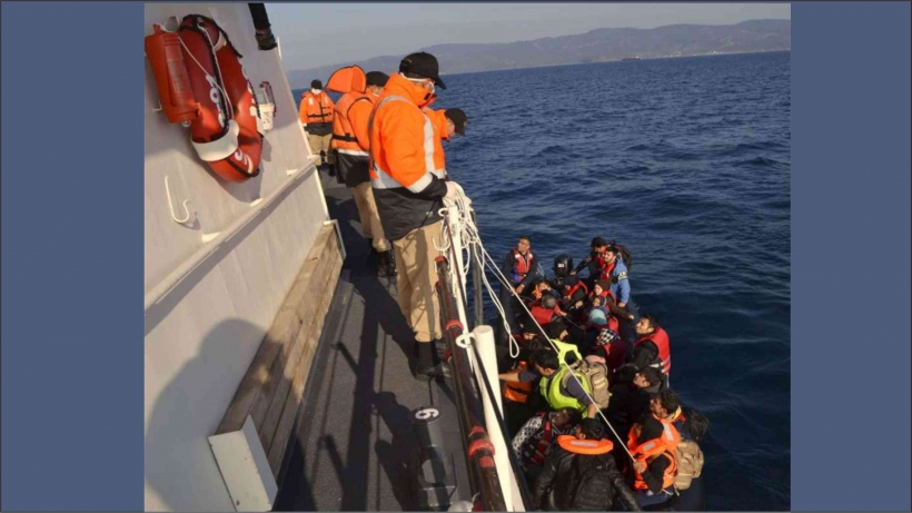 EGE DENİZİNDE NİSAN AYINDA 247 G&Ouml;&Ccedil;MEN YAKALANDI