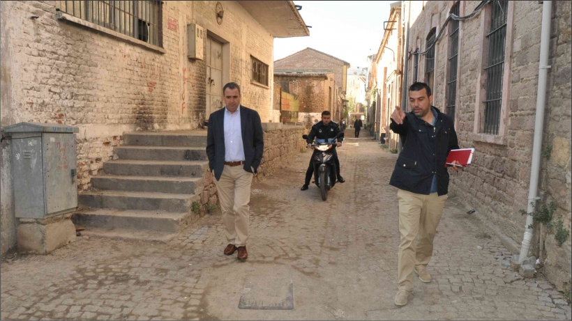 AYVALIK ŞEHİR MERKEZİ, YAZ MEVSİMİNE KADAR ŞANTİYE YERİ