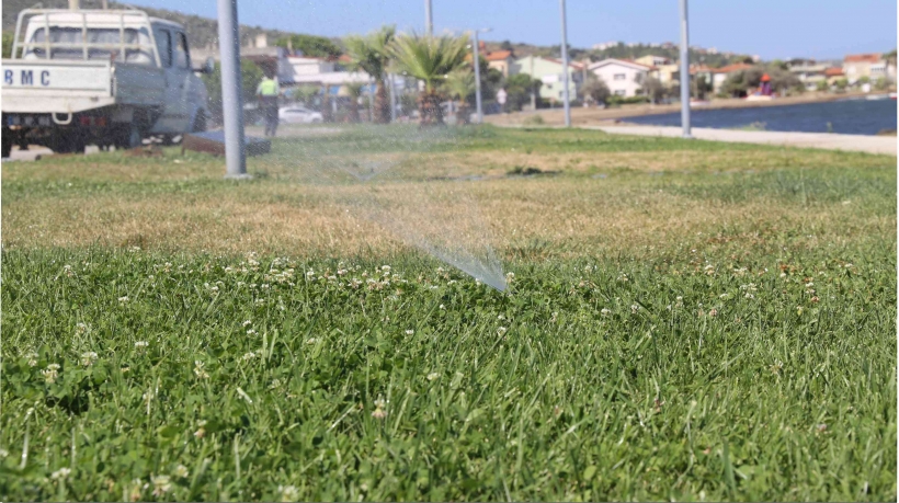 PARK VE YEŞİL ALANLAR OTOMATİK SULAMA SİSTEMİNE GE&Ccedil;İYOR