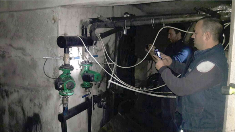 BURHANİYE&rsquo;DE KALORİFER KAZANI BOMBA GİBİ PATLADI