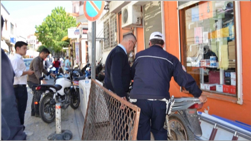 AYVALIK&rsquo;TA TESCİLSİZ MOTOSİKLETE GE&Ccedil;İT YOK