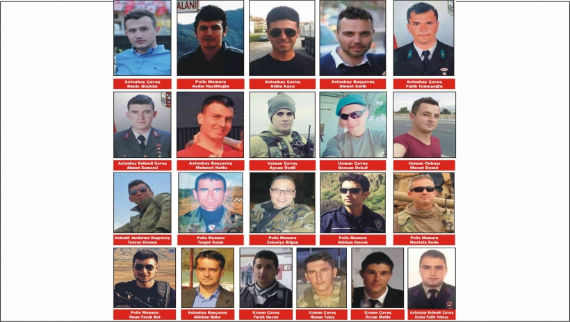 BALIKESİR BİR YILDA 21 ŞEHİT VERDİ