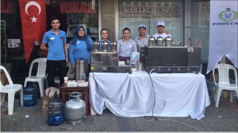 DEMOKRASİ N&Ouml;BETİ&rsquo;NİN KUMANYALARI FIRINTAŞ&rsquo;TAN