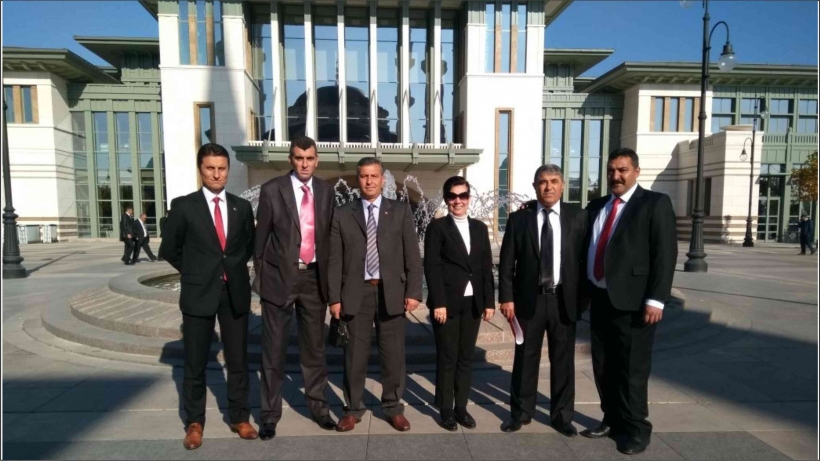 EDREMİTLİ MUHTARLAR CUMHURBAŞKANLIĞINDA