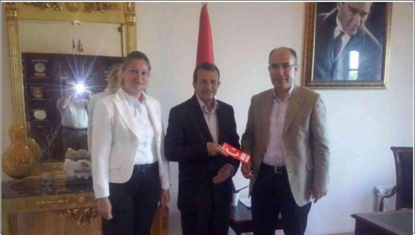 DİRİLİŞ BAŞKANLARINDAN KAYMAKAM NAZLI&rsquo;YA ZİYARET