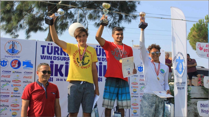 T&Uuml;RKİYE WİNDSURF LİGİ DİKİLİ ETABI SONA ERDİ