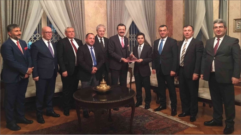 BURHANİYE&rsquo;DE SARIBAŞ BALKAN ODALAR BİRLİĞİ GENEL KURULUNA KATILDI