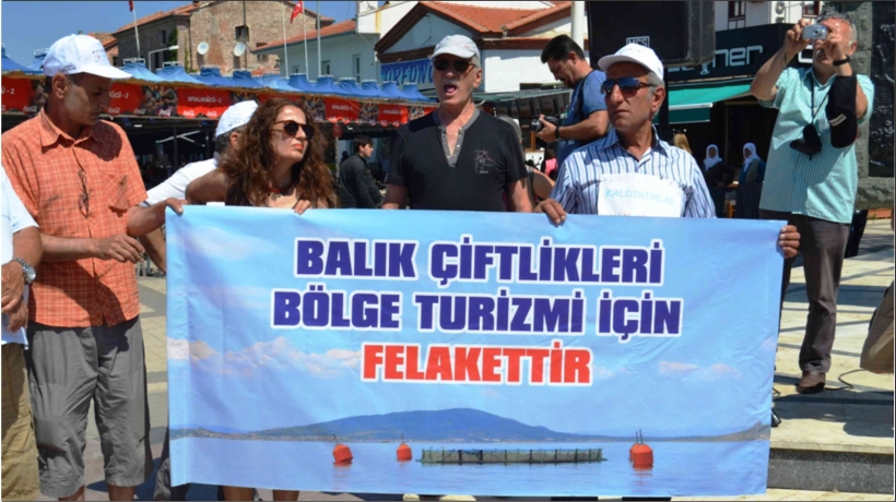 -AYVALIK TABİAT PLATFORMU, &ldquo;AYVALIK&rsquo;TA BALIK &Ccedil;İFTLİKLERİ İSTEMİYORUZ&rdquo;