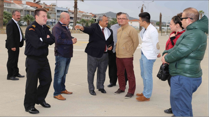 SAHİL G&Uuml;VENLİK KARAKOLU İ&Ccedil;İN YER TESPİTİ YAPILDI