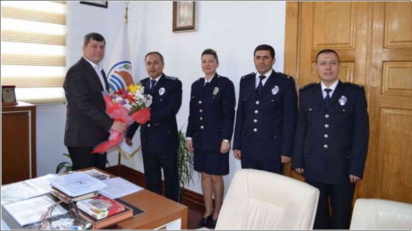 POLİS TEKİLATINDAN BAŞKAN ARSLAN'A ZİYARET